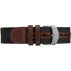 Timex Men's Expedition Acadia 40mm Watch – Black Case Black Dial with Black & Brown Leather & Fabric Strap EasyOptionXY LLC