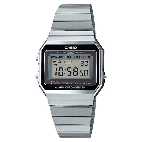 Casio Men's Slim-Digital Stainless Steel Watch EasyOptionXY LLC