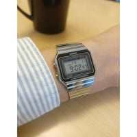 Casio Men's Slim-Digital Stainless Steel Watch EasyOptionXY LLC