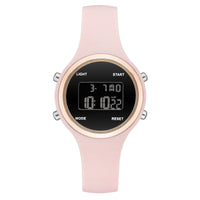 Time and Tru Adult Female Pink Silicone Digital Watch. EasyOptionXY LLC