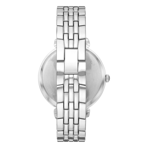 Time & Tru Women's Wristwatch Set: Silver Tone Watch & Bracelet Set (FMDXTT042) EasyOptionXY LLC