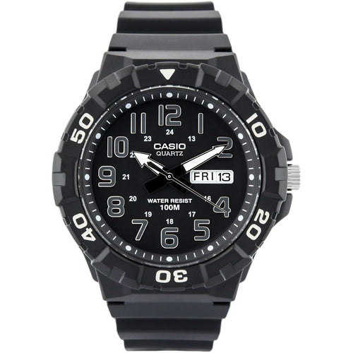 Casio Men's Classic Quartz Watch with Black Resin Strap EasyOptionXY LLC