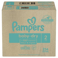 Pampers Baby-Dry Diapers Size 2, 234 Count EasyOptionXY LLC
