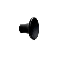 Lacquered Black Wood "Tuba" Cabinet Knob and Drawer Pulls Euro • Knobs