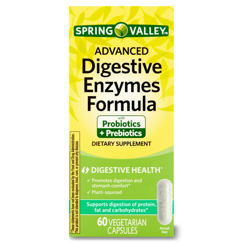 Spring Valley Advanced Digestive Enzymes; 60 Count EasyOptionXY LLC