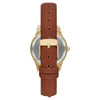 Time and Tru Women's Gold Tone Crystal Accent Watch with Faux Leather Strap EasyOptionXY LLC