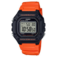 Casio Men's Large Case Digital Sport Watch - Orange/Black W218H-4B2 EasyOptionXY LLC