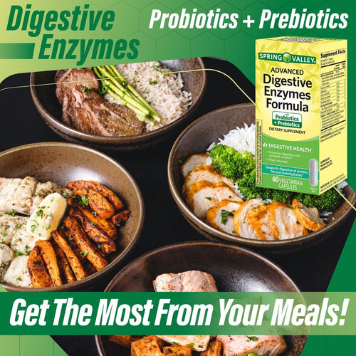 Spring Valley Advanced Digestive Enzymes; 60 Count EasyOptionXY LLC