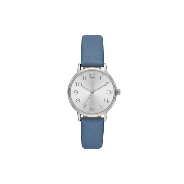 Time and Tru Women's Crystal Accent Silver Tone Watch EasyOptionXY LLC