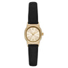 Time and Tru Women's Gold Tone Oval Watch with Faux Leather Strap EasyOptionXY LLC