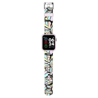 Justice Unisex Tween Smart Watch with Silicone Strap in Butterfly Tie Dye (JSE4203WMC) EasyOptionXY LLC