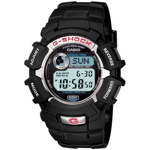 Casio Men's G-Shock Solar-Powered Black Resin Sport Watch EasyOptionXY LLC