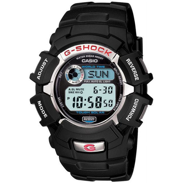 Casio Men's G-Shock Solar-Powered Black Resin Sport Watch EasyOptionXY LLC