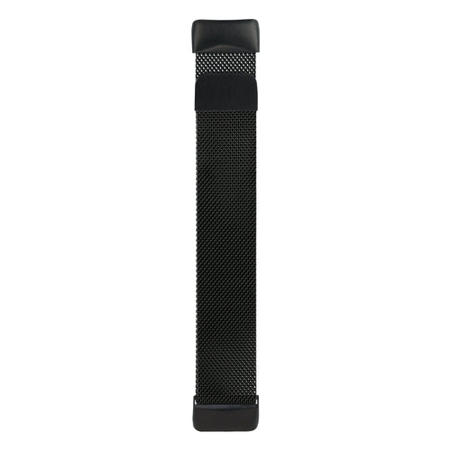 WITHit Black Stainless Steel Mesh Fashion Band with Magnetic Closure for Fitbit Charge 5 & Charge 6 EasyOptionXY LLC
