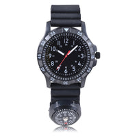 George Adult Male Analog Watch in Black Silicone with Compass (42039WMM) EasyOptionXY LLC