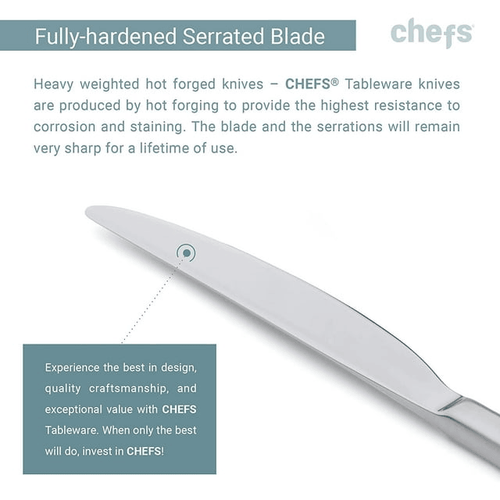Chefs Mesa Satin Flatware Set, 20 Piece (51491) EasyOptionXY LLC