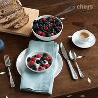 Chefs Mesa Satin Flatware Set, 20 Piece (51491) EasyOptionXY LLC