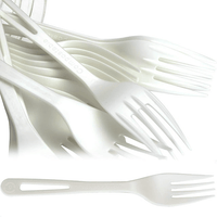 Avant Grub 5" White Disposable Plastic Forks, 100 Pack EasyOptionXY LLC