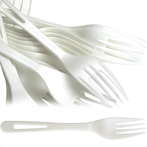 Avant Grub 5" White Disposable Plastic Forks, 100 Pack EasyOptionXY LLC