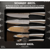 Schmidt Bros. Legacy Series, 5 Pc Ultra Sharp Knife Set + Blade Guards EasyOptionXY LLC