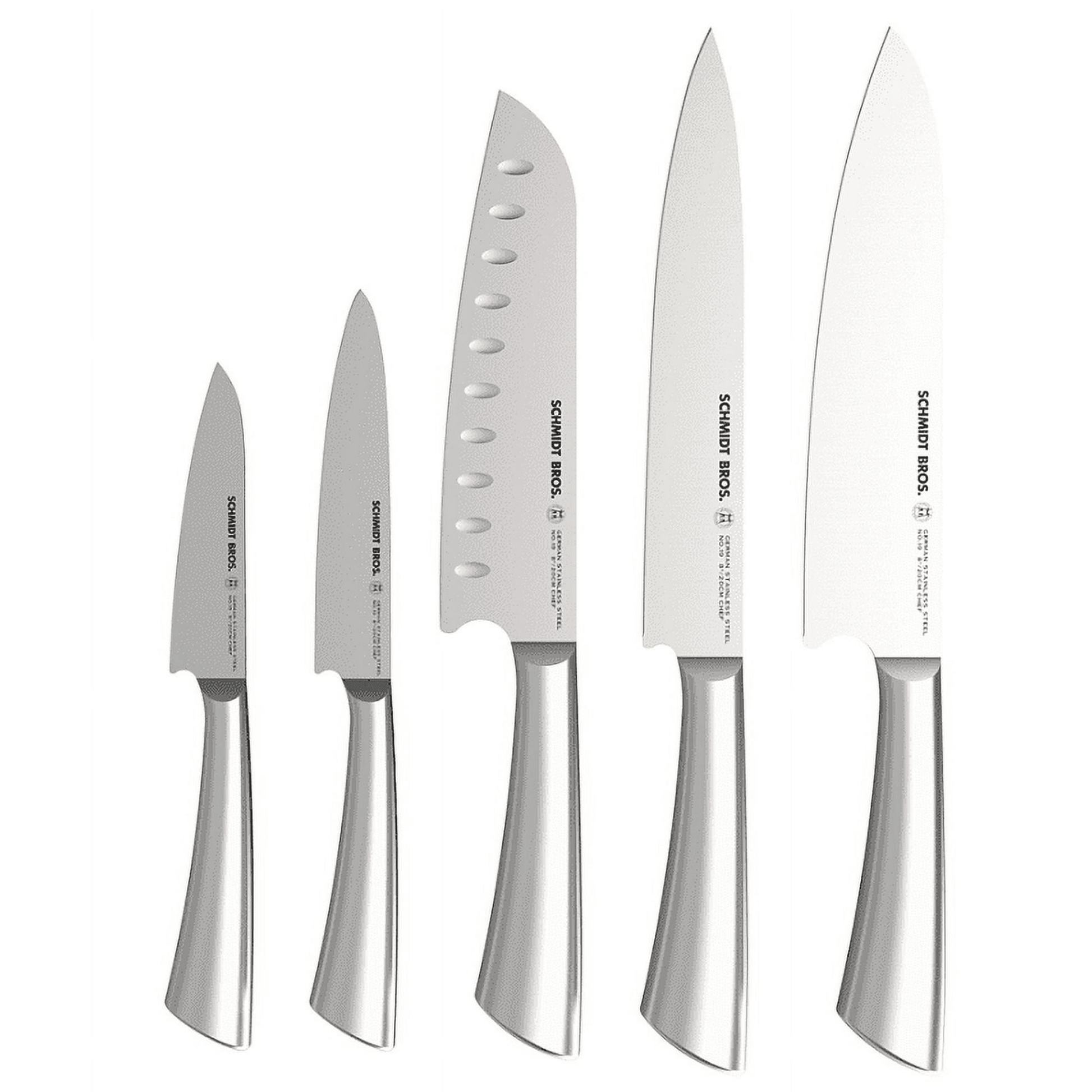 Schmidt Bros. Legacy Series, 5 Pc Ultra Sharp Knife Set + Blade Guards EasyOptionXY LLC