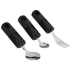 Parkinsons Utensils, Adaptive Utensils Stainless Steel 3 Pieces Hanging Hole For Elderly EasyOptionXY LLC