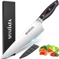 MOSFiATA Chef Knife 8 Inch Kitchen Cooking Knife, 5Cr15Mov High Carbon Stainless Steel Sharp Knife with Ergonomic Pakkawood Handle EasyOptionXY LLC