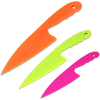 Nylon Kitchen Knife,Casewin 3 Colors Kids Kitchen Knife Set 3 Sizes Children's Safe Cooking Chef Nylon Knives for Fruit Lettuce Vegetable Salad Bread EasyOptionXY LLC