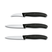 Victorinox Swiss Classic 3 Piece Paring Knife Set - Black EasyOptionXY LLC