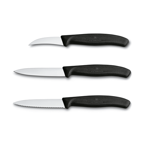 Victorinox Swiss Classic 3 Piece Paring Knife Set - Black EasyOptionXY LLC