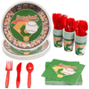144 Piece Baseball Birthday Party Supplies with Baseball Plates, Napkins, Cups, and Cutlery for Boys and Girls, Decorations (Serves 24) EasyOptionXY LLC