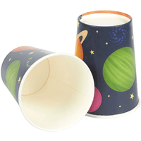 Outer Space Party Supplies Bundle Plates, Napkins, Cups, and Cutlery - Serves 24, 144 Total Pieces for a Fun and Memorable Birthday Celebration EasyOptionXY LLC