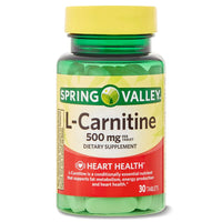 Spring Valley L Carnitine Amino Acid Supplement; Unflavored; 30 Count EasyOptionXY LLC