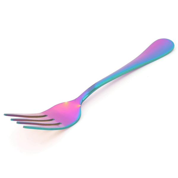 Cutlery, Dinner Forks Forks For Birthdays For Family Dinners Rainbow Colors EasyOptionXY LLC
