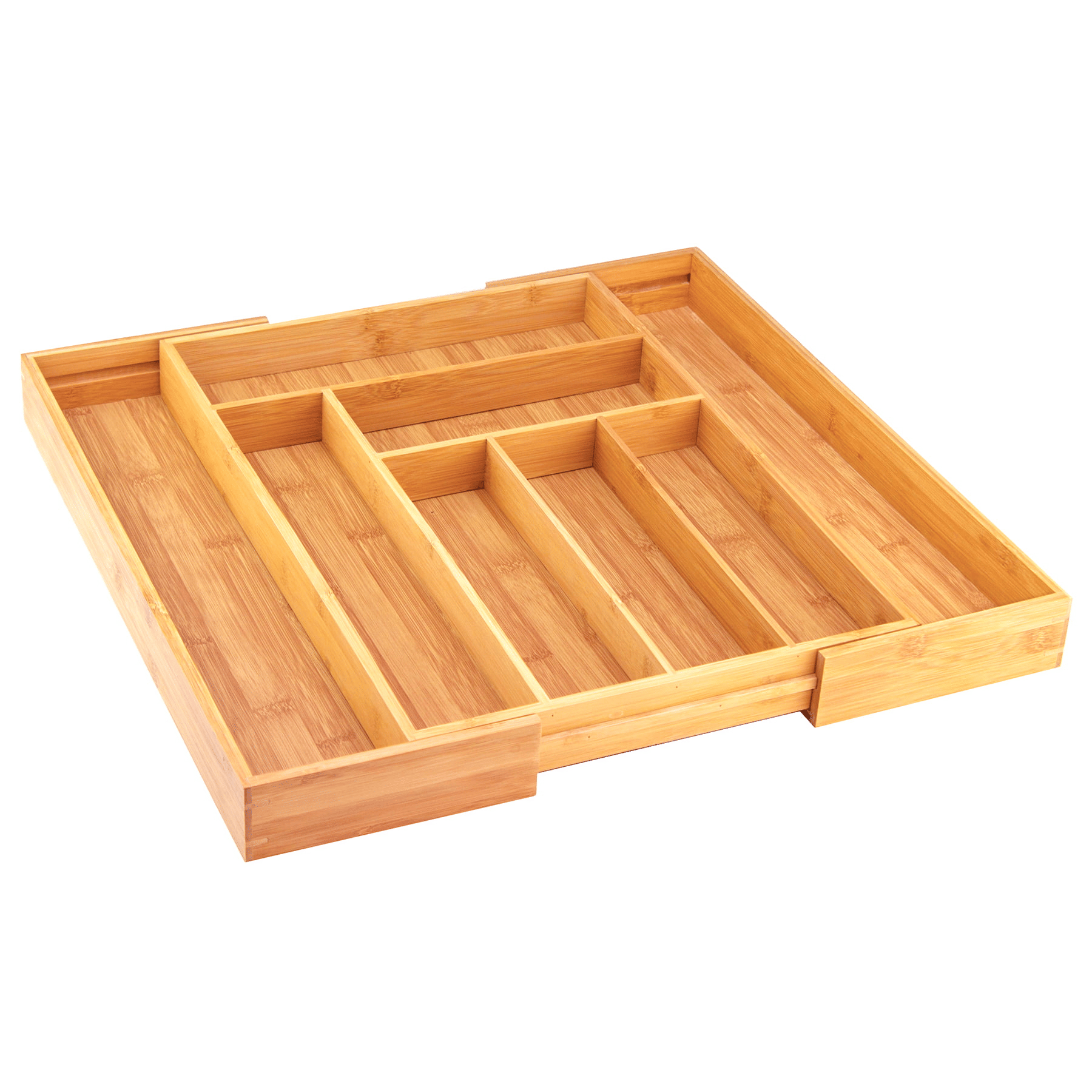 Totally Bamboo Kitchen Drawer Organizer, Expandable Silverware and Utensil Holder, 8 Compartments with Dividers EasyOptionXY LLC