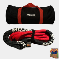 1” x 30' Kinetic rope with storage bag (Lifetime Warranty) MOJAB OFFROAD