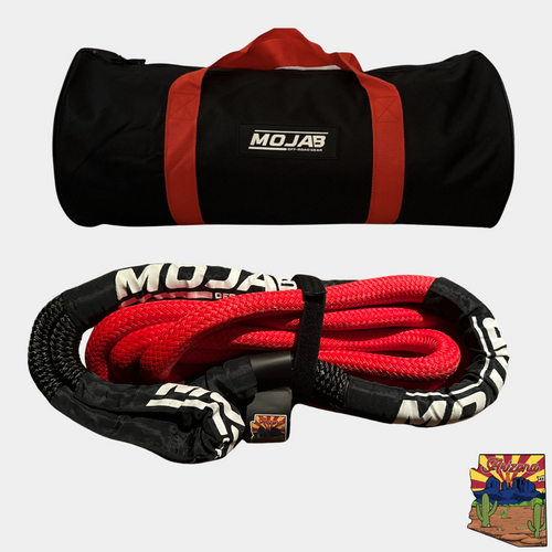 1” x 30' Kinetic rope with storage bag (Lifetime Warranty) MOJAB OFFROAD