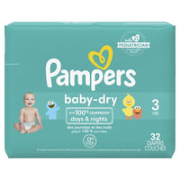Pampers Baby-Dry Diapers Size 3, 32 Count EasyOptionXY LLC