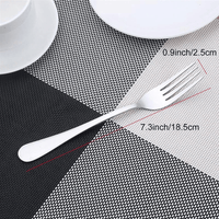 Lvelia Food-Grade Stainless Steel Dinner Salad Forks Set of 12 EasyOptionXY LLC