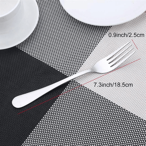 Lvelia Food-Grade Stainless Steel Dinner Salad Forks Set of 12 EasyOptionXY LLC