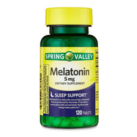 Spring Valley Melatonin Tablets Dietary Supplement; 5 mg; 120 Count EasyOptionXY LLC