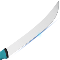 YOUSUNLONG Cimeter Butcher Knife 10 inch - Premium High-carbon Molybdenum Steel Blade and Santoprene Handle EasyOptionXY LLC