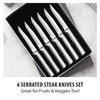 Rada Cutlery 6-Piece Serrated Steak Knife Set EasyOptionXY LLC