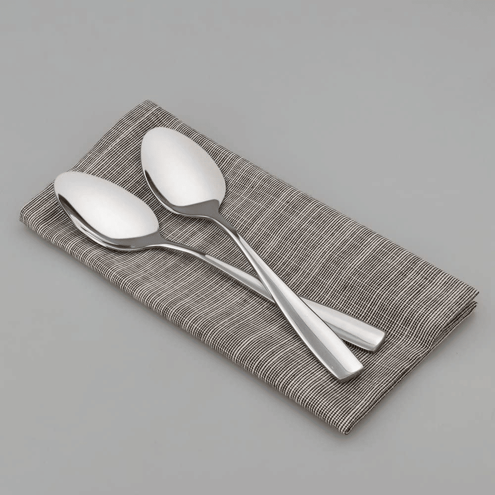 Lvelia 16-Piece Food Grade Stainless Steel Spoons, Metal Spoons, Silverware Spoons, Tablespoons for Home and Restaurant, Silver EasyOptionXY LLC