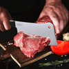 Orblue Premium Meat Cleaver - Stainless Steel Chef Butcher Knife for Cooking - Professional 7-Inch Blade for Precision Cutting - Perfect for Home Kitchen or Restaurant EasyOptionXY LLC