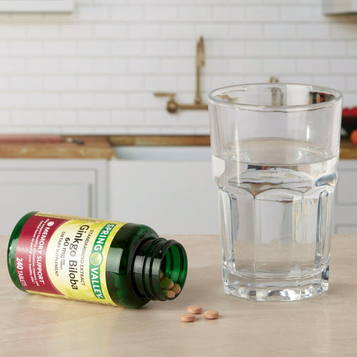 Spring Valley Standardized Extract Ginkgo Biloba Dietary Supplement; 60 mg; 240 Count EasyOptionXY LLC