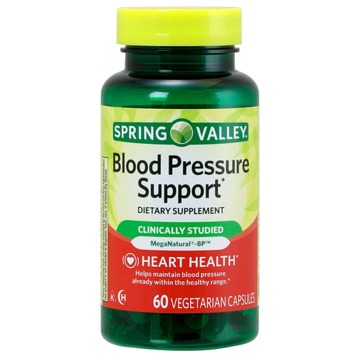 Spring Valley Blood Pressure Support; 60 Vegetarian Capsules EasyOptionXY LLC