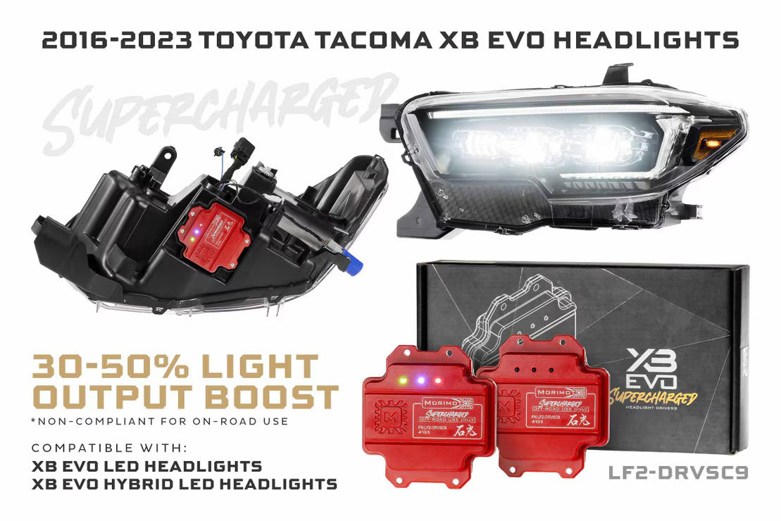 Morimoto Supercharged Drivers: 16-23 Tacoma XB Evo / XB Evo Hybrid