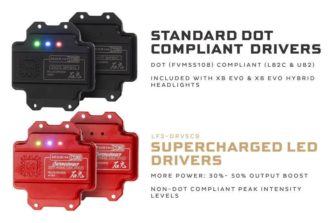Morimoto Supercharged Drivers: 16-23 Tacoma XB Evo / XB Evo Hybrid