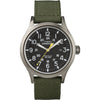 Timex Men's Expedition Scout 40mm Watch ¨C Black Dial Gray Case & Green Fabric Strap EasyOptionXY LLC